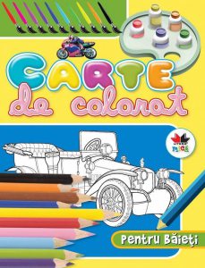 Carte de colorat pentru baieti ,Vol.1 (galbena)