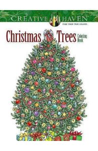 Christmas Trees. Coloring Book