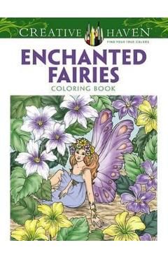 Creative Haven Enchanted Fairies Coloring Book