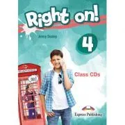 Curs limba engleza Right On 4 Audio Set 3 CD de Jenny Dooley