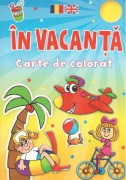 În vacanță. Carte de colorat. Ediție bilingvă (Română - Engleză) de Brown Watson