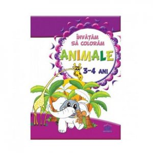 Invatam sa coloram animale 3-4 ani