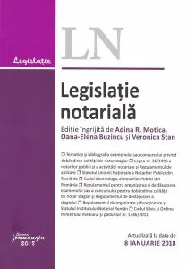 Legistlația notarială de Adina R. Motica