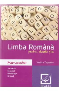 Memorator de limba romana de Clasele 5-8