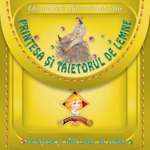 Printesa si taietorul de lemne - pe carton cu posetuta