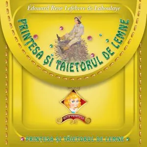 Printesa si taietorul de lemne - pe carton cu posetuta