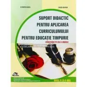 Suport didactic structurat pe cele 5 module. Aplicarea Curriculumului pentru educatia timpurie nivel 2 (5-6 ani) de Alexandra Manea
