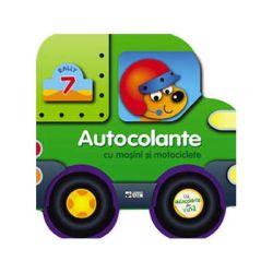 Autocolante cu masini si motociclete. Construieste vehicule cu autocolante