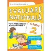 Evaluare nationala clasa a 2-a. Teste pregatitoare dupa model european. Comunicare in limba romana (scris-citit). Matematica si explorarea mediului de Arina Damian