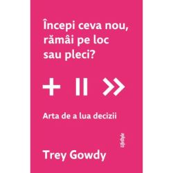 Incepi ceva nou, ramai pe loc sau pleci? Arta de a lua decizii