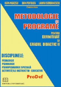 Metodologie si programe pentru definitivat si gradul didactic II