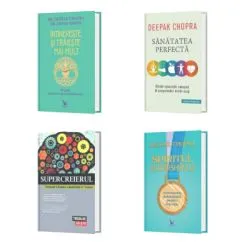 Pachet format din 4 titluri Intinereste si traieste mai mult, Sanatatea perfecta, Supercreierul, Spiritul leadership-ului de David Simon