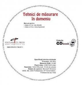 Tehnici de masurare in domeniu. Manual pentru clasa a XI-a ruta directa, clasa a XII-a ruta progresiva (CD)