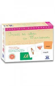 Invat sa citesc cu Montessori: 84 de jetoane si 51 de tichete de Charlotte Poussin