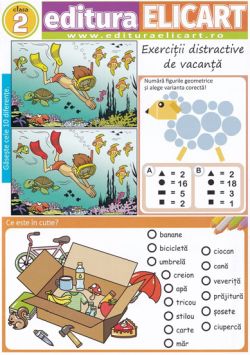 Jocul vacantei. Exercitii distractive de vacanta - Clasa 2