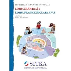 Manual Limba moderna 1 Franceza clasa a 5-a de Alain Broute