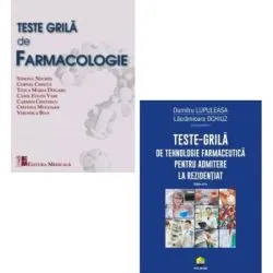 Pachet Teste grila pentru admitere la rezidentiat: Farmacologie si tehnologie farmaceutica de Simona Negres