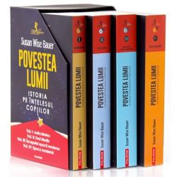 Povestea lumii. Istoria pe intelesul copiilor. Set 4 volume   caseta de colectie