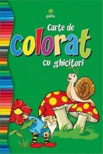 Carte de colorat cu ghicitori