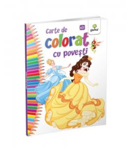Carte de colorat cu povesti