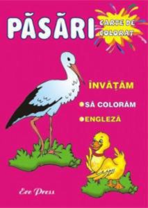 Pasari - carte de colorat