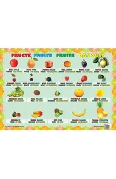 Plansa fructe de Autor Anonim