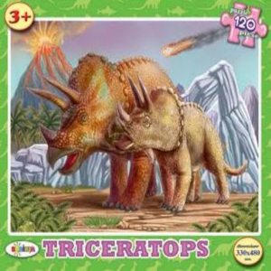Puzzle - Triceratops (120 De Piese)