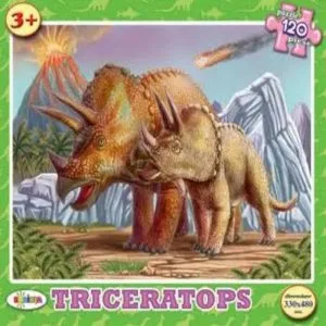 Puzzle - Triceratops (120 De Piese)