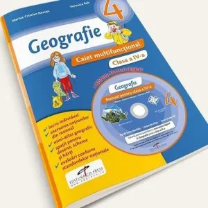 Geografie. Caiet multifunctional pentru clasa a IV-a + Manual digital de Marius Cristian Neacsu