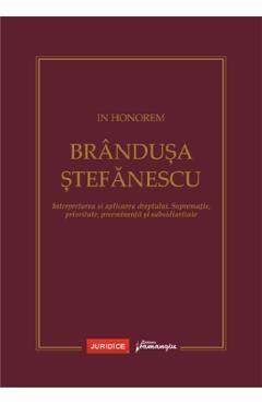 In Honorem Brandusa Stefanescu
