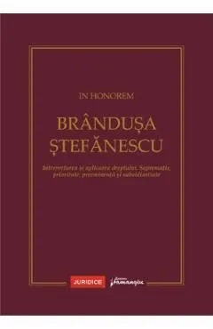 In Honorem Brandusa Stefanescu de Alina Matei