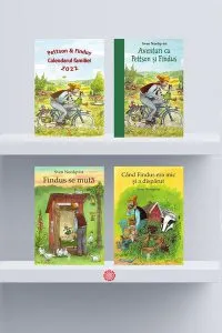 Pachet Sven Nordqvist. Aventuri cu Findus (3 Volume)   Calendarul familiei 2022 de Sven Nordqvist