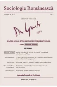 Sociologie Romaneasca Vol.x Nr.3 2012