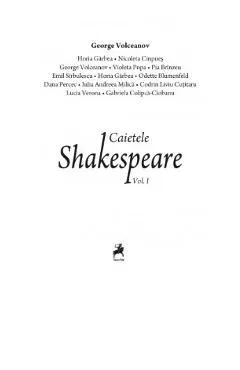 Caietele Shakespeare Vol. 1 de George Volceanov