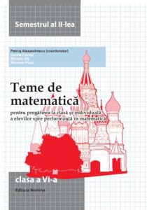 Teme de matematica, clasa a VI-a, semestrul al II-lea