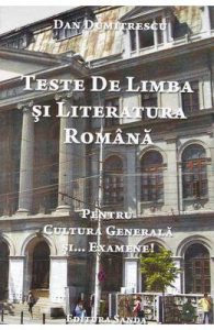 Teste de limba si literatura romana