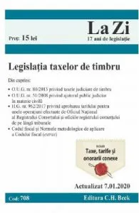 Legislatia taxelor de timbru. Act. 7.01.2020