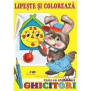 Lipeste si coloreaza. Iepure﻿