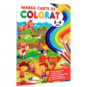 Marea carte de colorat 3-4 ani