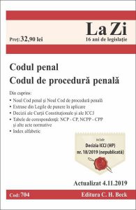 Codul penal şi Codul de procedură penală