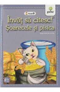 Invat sa citesc! Soarecele si pisica. Dupa Joseph Jacobs. Nivelul 0