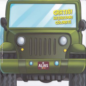 Jeep. Carte de colorat