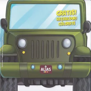 Jeep. Carte de colorat