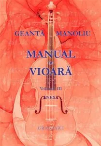 Manual de vioara vol. III - Anexa de Ionel Geanta