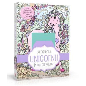 Sa coloram unicornii in culori pastel