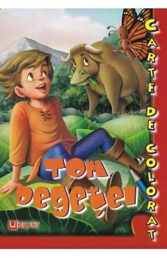 Tom Degetel. Carte de colorat de Autor Anonim