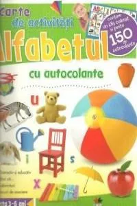 Carte de activitati - Alfabetul cu autocolante de Iuliana Ionescu