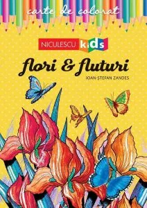 Carte de colorat Flori & Fluturi de Ioan-Stefan Zandes
