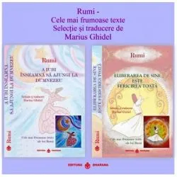 Pachet 2 carti. Rumi Cele mai frumoase texte. Selectie si traducere de Marius Ghidel de - Rumi