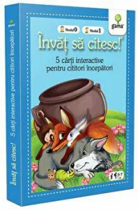 Pachet Invat sa citesc! 5 carti interactive pentru cititori incepatori